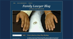 Desktop Screenshot of familylawyerblog.org